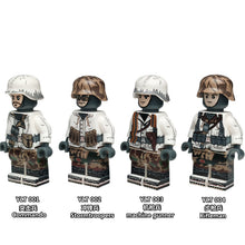 YLT001-004 German military in the snow Minifigures