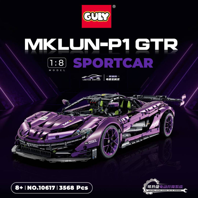 3568 Pcs CULY 10617 McLaren P1 hypercar 1:8 (Limited edition