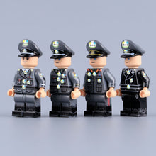 MTUV158-MTUV161 German military general in World War II minifigures