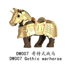 DW007-012 Medieval series Gothic warhorse Minifigures
