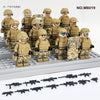 M8019 M8019-1 M8085 M8084 Special Police of Counter-Terrorism Force Minifigures