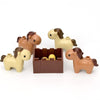 Farm and ranch ponies and foals 2pcs