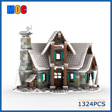 1324pcs MOC-121671 Winter Village Lodge