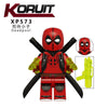 KT1077 Super heroes series Deadpool & Wolverine minifigures