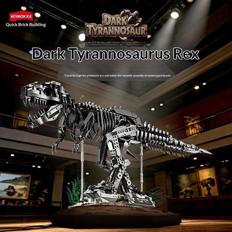 1876pcs KQIBOXXR Dark Tyrannosaurus Rex – Joy Bricks