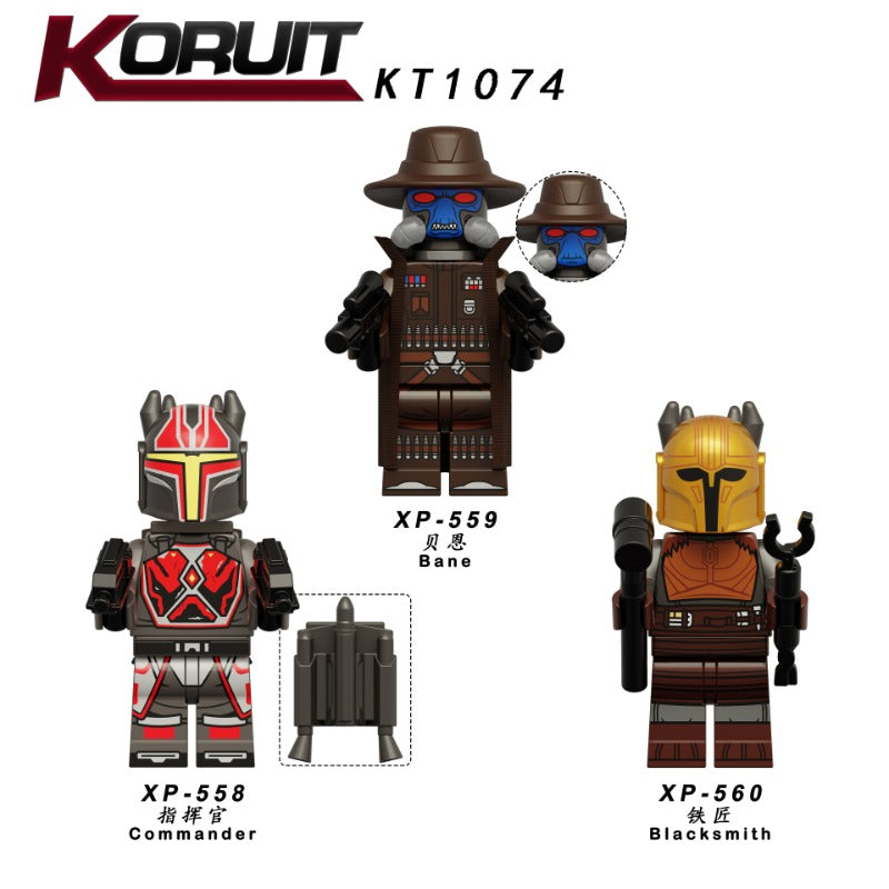 KT1074 Star Wars Series Bane Commander Minifigures – Joy Bricks