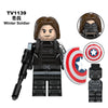 TV6216 TV6217 TV6218 New Captain America Hulk Hulk in the Superhero Series Minifigures (new, updating)