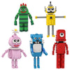 636PCS MOC yo gabba gabba(Brobee,Plex,Toodee,Foofa,Muno)