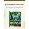 3179pcs Claude Monet - Bridge over a Pond of Water Lilies