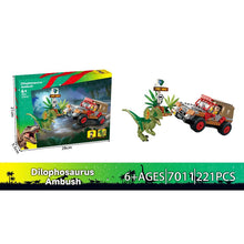 221PCS  Dilophosaurus Ambush