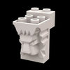 5pcs  30274 Brick, Modified 2 x 3 x 3 with Cutout and Lion Head - 6 Hollow Studs