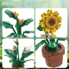 (Gobricks version) 340pcs MOC Small potted tropical plants