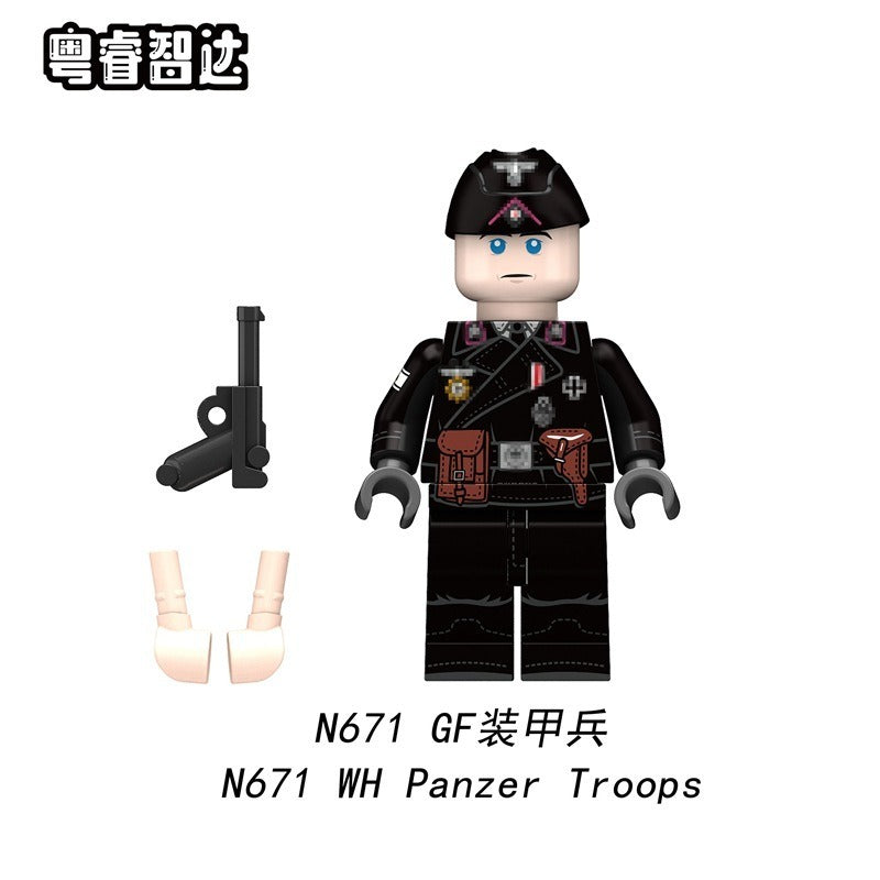 N671-N676 WW2 German Panzer Troops Minifigures – Joy Bricks