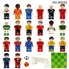 M8291 M8292 Football minifigures