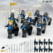 M8108-M8109-M8110-M8111 Medieval Ancient Rome Series Knight Military Castle Minifigures