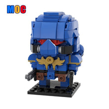 (Gobricks version) 244pcs MOC-214626 Astartes Space Marine Brickheadz (WH40K)