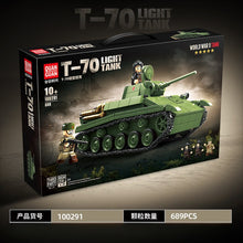 689pcs QUANGUAN 100291 T-70 LIGHTER TANK