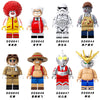 DD8841-8848 Eat too full series wheat uncle Ken master fat white soldier red pig Minifigures