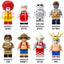 DD8841-8848 Eat too full series wheat uncle Ken master fat white soldier red pig Minifigures