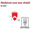 D3006-3011 Medieval Rose Wars Man's Shield