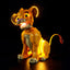 Young Simba the Lion King Compatible  43247 LED Light Up Kit