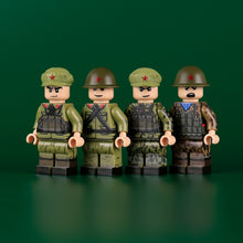 MTUV028-031 Southern Xinjiang Guardians frontier guard Minifigures