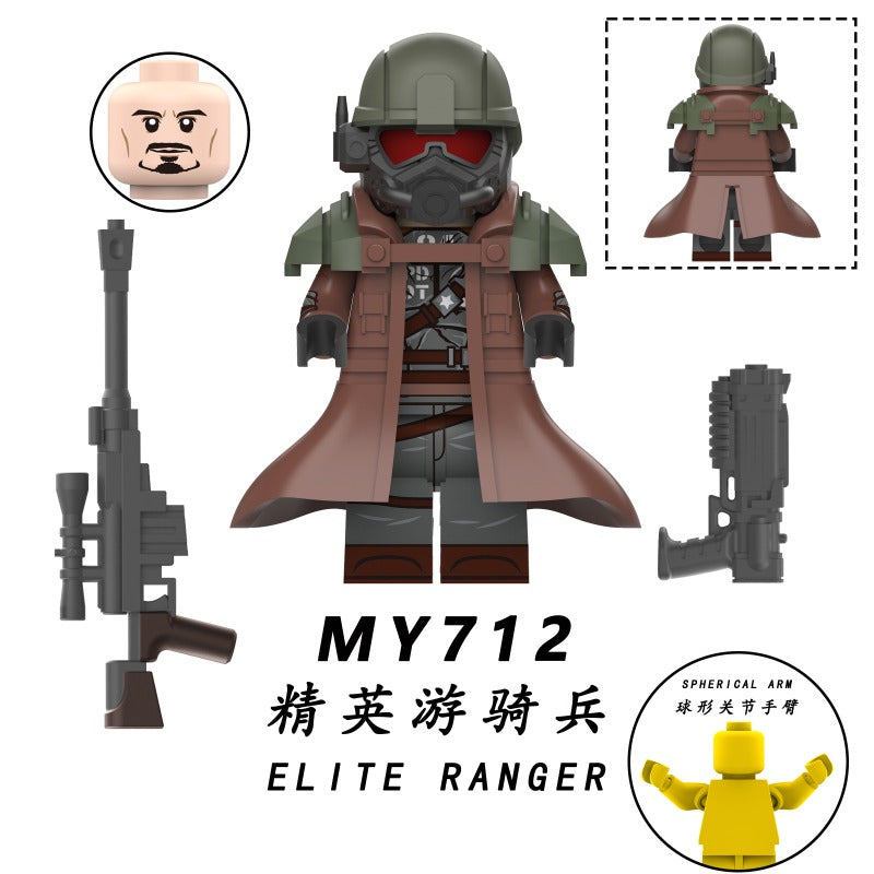 MY711-714 Radiation series cavalry Minifigures – Joy Bricks