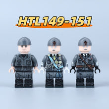 HTL149-151 Ceremonial Attire of the King of Italy; Mussolini’s Service Uniform Minifigures