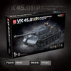 1531pcs QUANGUAN 100308 VK 45.01(P) Panzerkampfwagen VI Tiger (P)