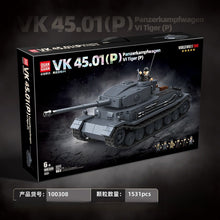1531pcs QUANGUAN 100308 VK 45.01(P) Panzerkampfwagen VI Tiger (P)