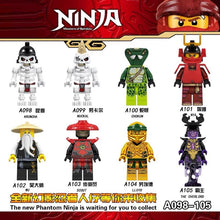 A098-105 Ninja Series Minifigures