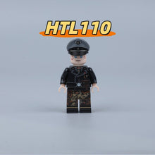 HTL110-114 WWII armed party guard tank officer Minifigures