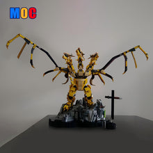 741pcs MOC-86791;Godzilla(King Ghidorah)