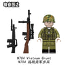 N701-706 Vietnam War series: US troops and Vietnamese infantry minifigures