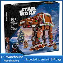 (Ship from US warehouse) 697 pcs Gingerbread AT-AT Walker