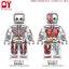 DY1813-1814 Transparent human anatomical skeleton Minifigures