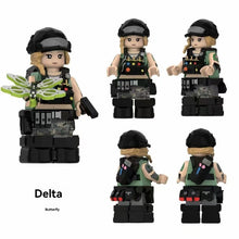 YZ00176 Delta Force Lena Vandermeer, codenamed "Butterfly"Minifigures