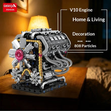 808pcs GISEGA GT V10 Engine Building Set [Motorized]