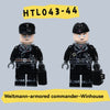 HTL043-044 WWII Panzer Commander Minifigures