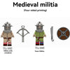 YL005-006 Medieval Crossbow Militia Town Guard Minifigures