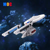 (Gobricks version) 592PCS MOC-105147 Star Trek Enterprise 1701-A