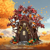 (Gobricks version) 421pcs MOC Woodland Elf House in Autumn