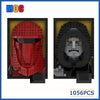 1056pcs MOC-76359 Imperial 3D Frames - Palpatine and Royal Guard