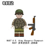 N683-688 World War II U.S. Army Rangers Minifigures