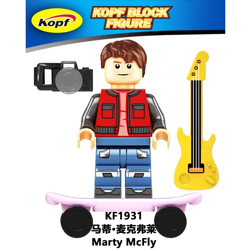 KF1931 KF1932 Dr. Marty McFlay Brown Minifigures – Joy Bricks