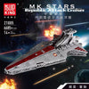 6685PCS Mould King 21005 Venator-Class Republic Attack Cruiser
