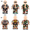 WS001-006 Classic presbyopia gangster tattoo Minifigures