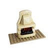(Gobricks version) 61 pcs MOC-136396 Classic Fireplace