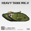900pcs QUANGUAN 300018 HEAVY TANK MK.V