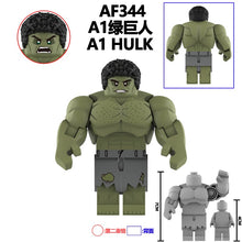AF344-347 superhero Hulk Minifigures